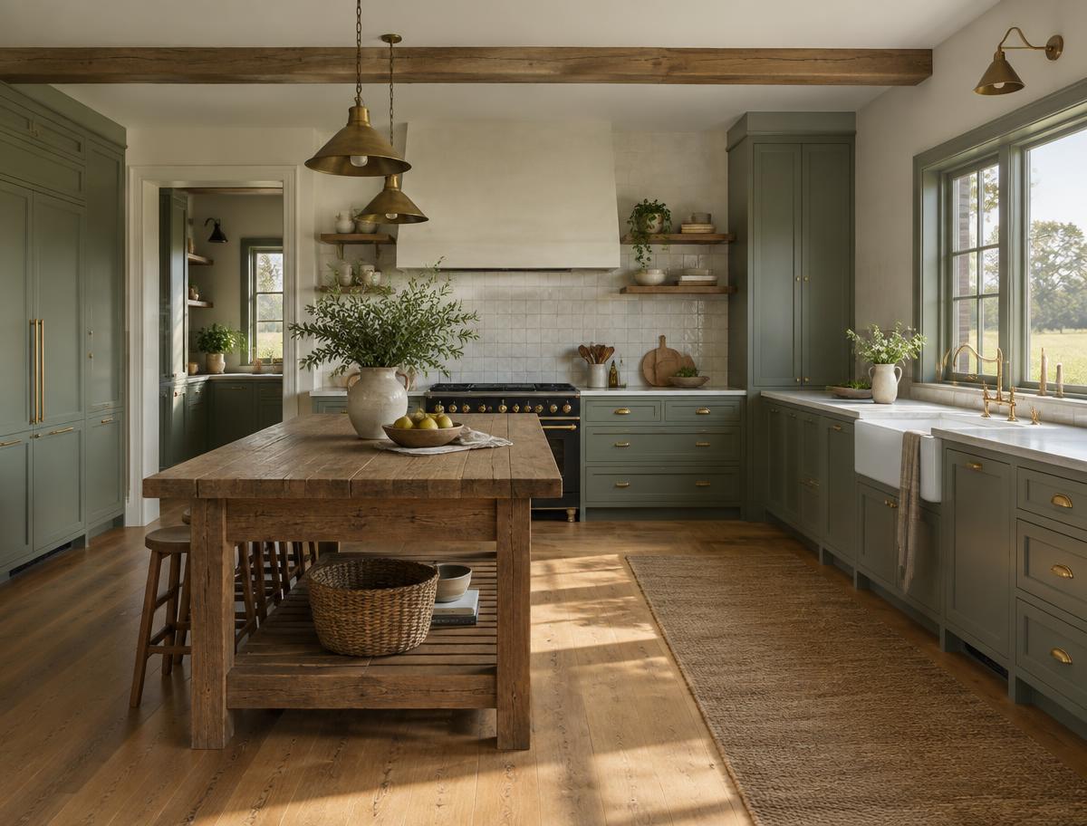 Cedar Cottage custom kitchen in Killarney